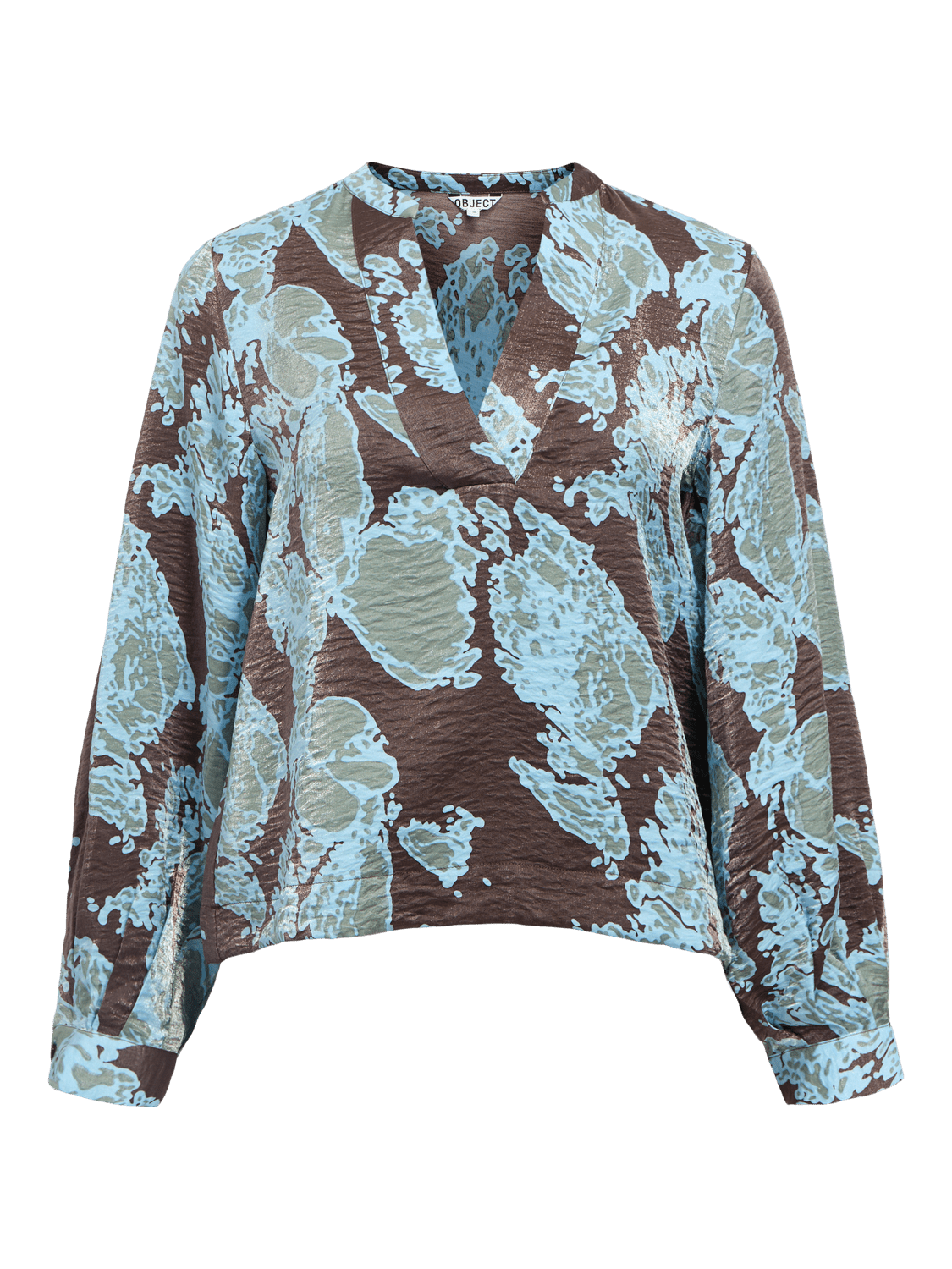 OBJYEVA Top - Seal Brown - VERO MODA & VILA Bergvik